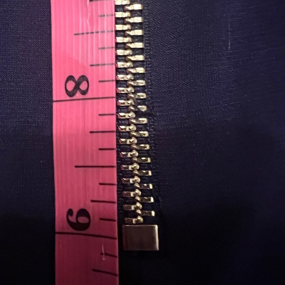 MICHAEL Michael Kors XL navy blue dress 3/4 sleeves back zip simple little dress - Picture 9 of 9